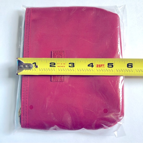 NEW ELTA MD Bag Travel Makeup Cosmetic Red NWOT - Picture 5 of 13